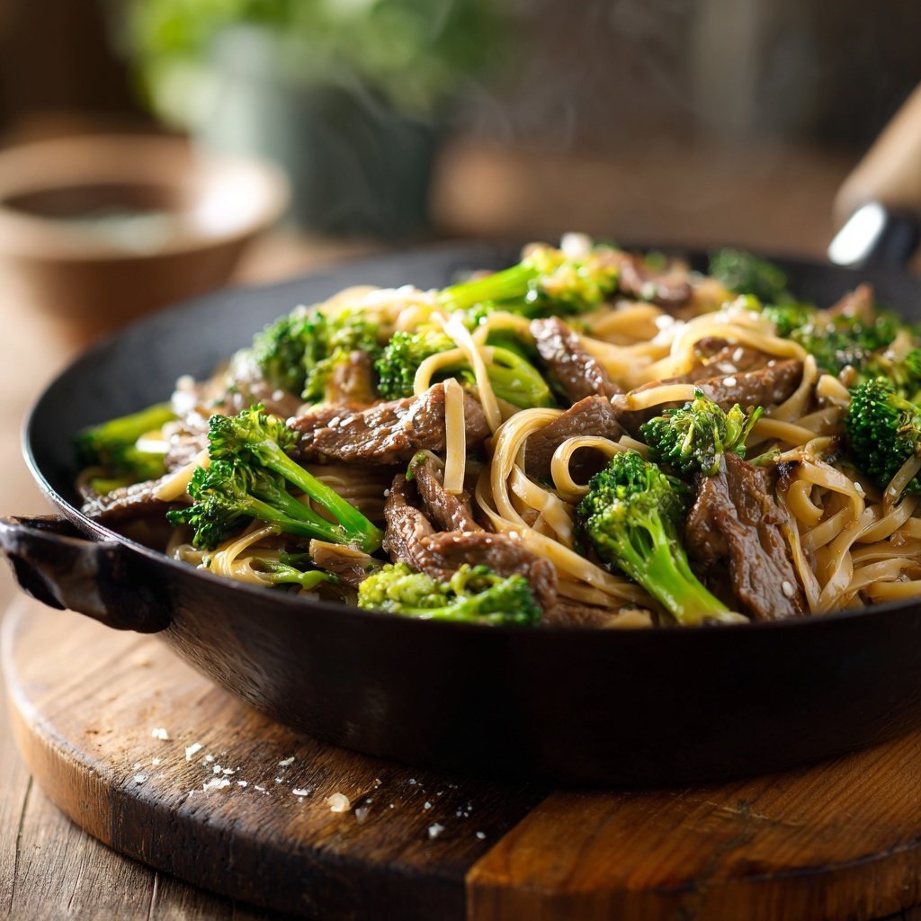 Beef And Broccoli Rice Noodles