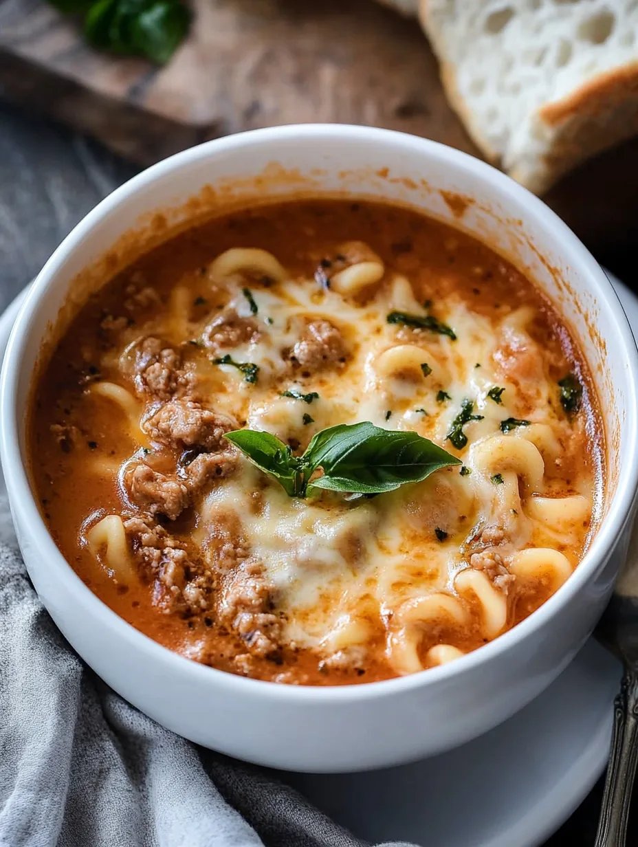 Lasagna Soup