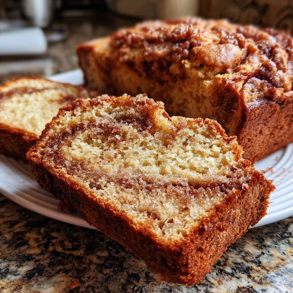 Homemade Cinnamon Swirl Banana Bread – Perfect for Brunch!