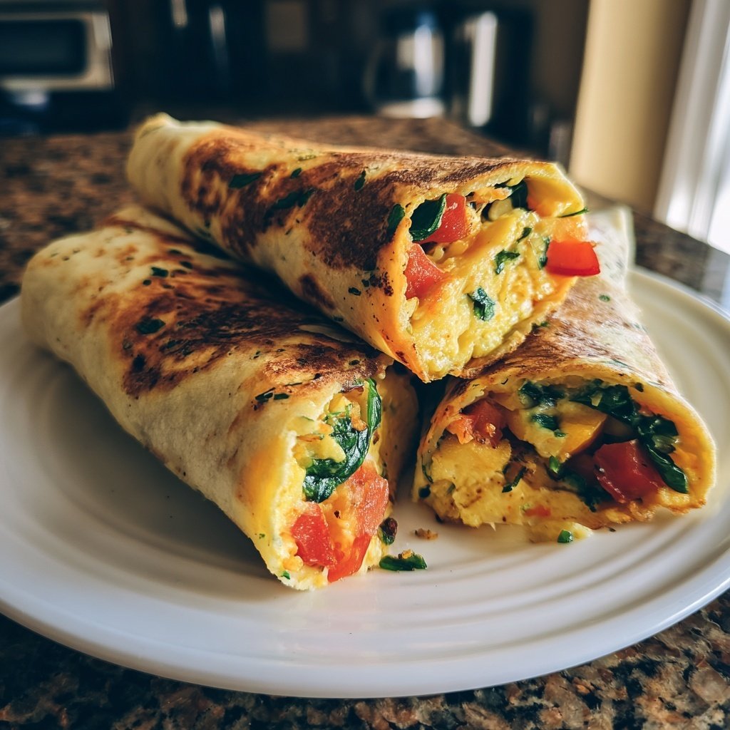 Keto Breakfast Egg Wraps