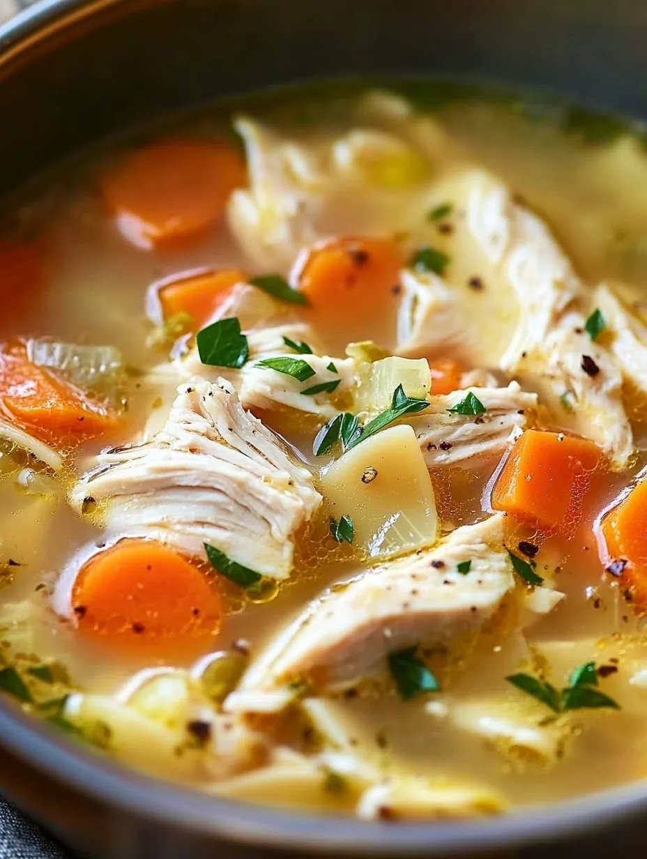 Crockpot Chicken Noodle Soup
