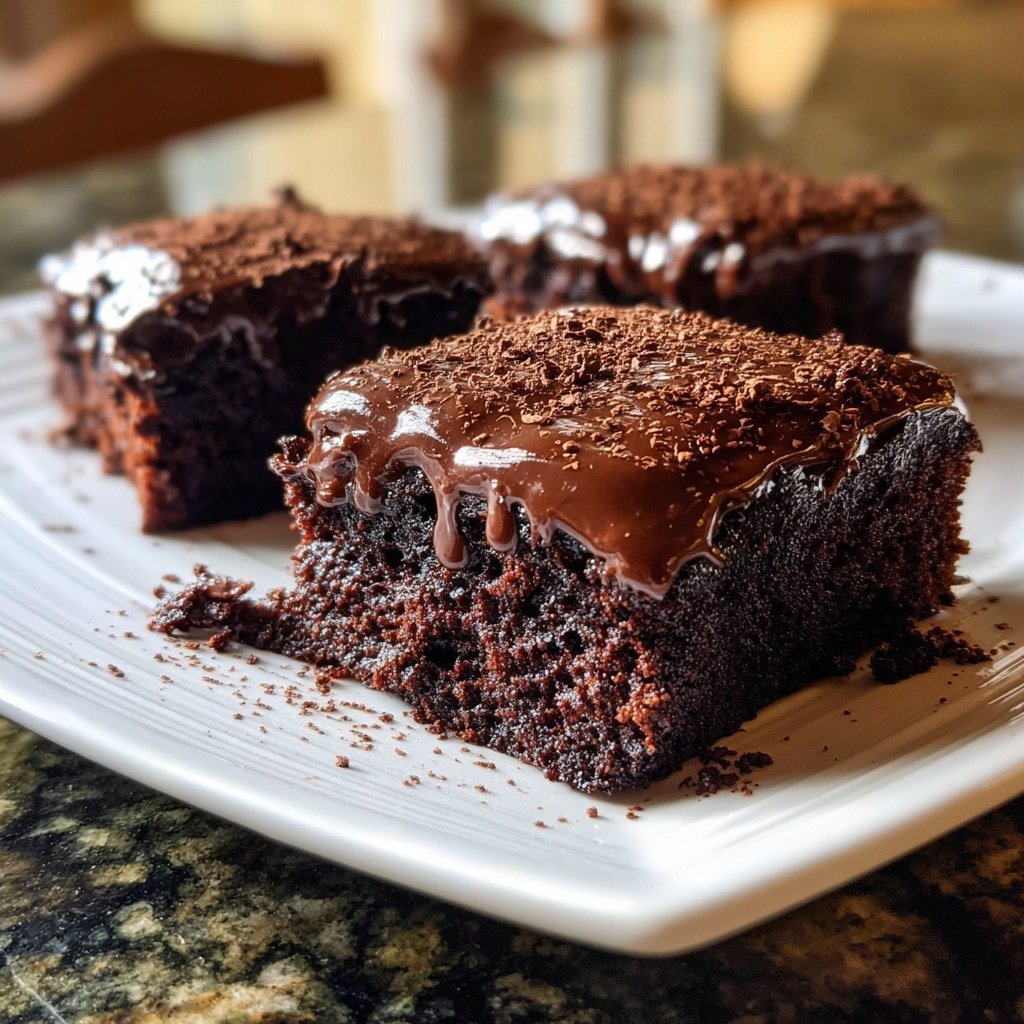 Chocolate Sheet Cake With Cocoa