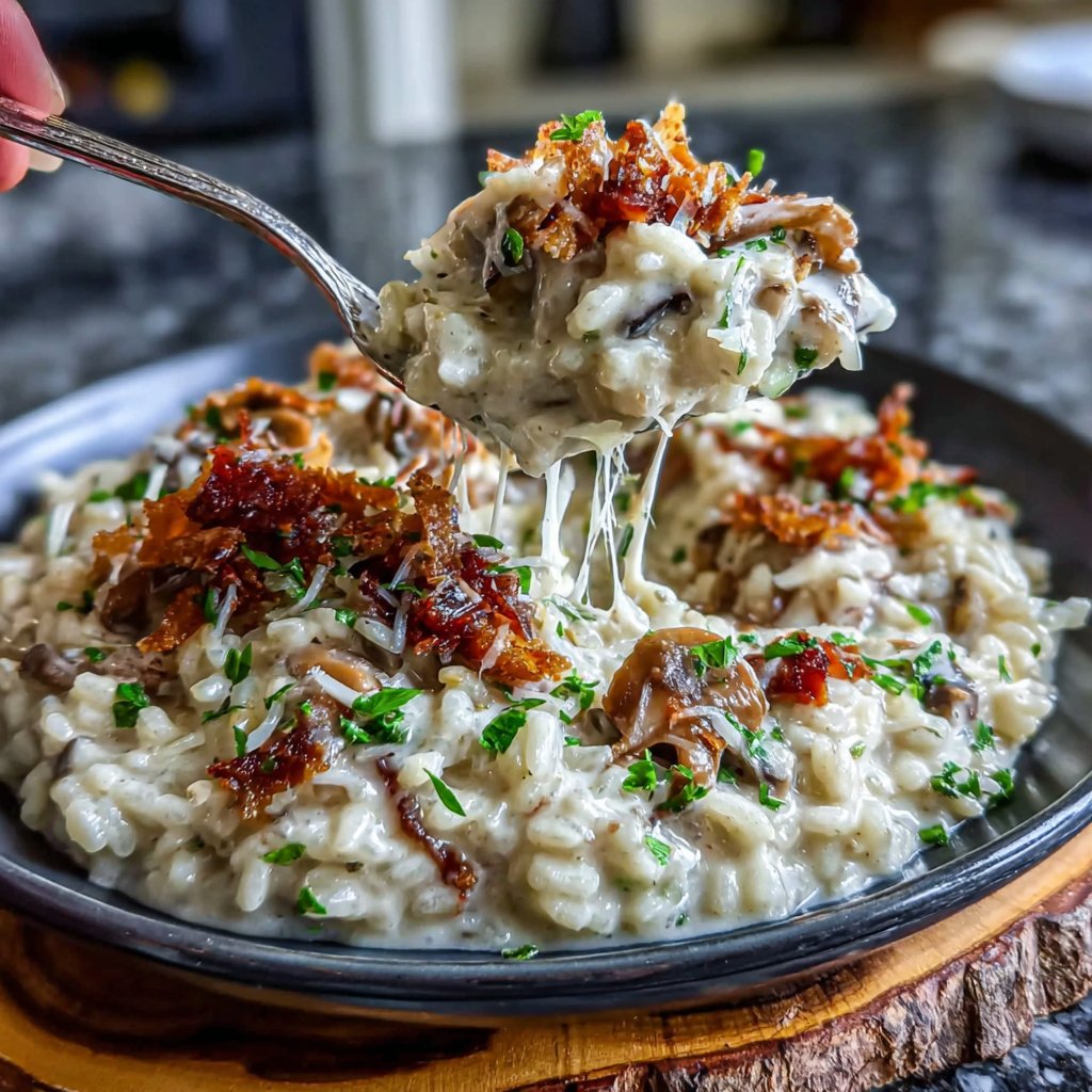 Creamy Mushroom Risotto