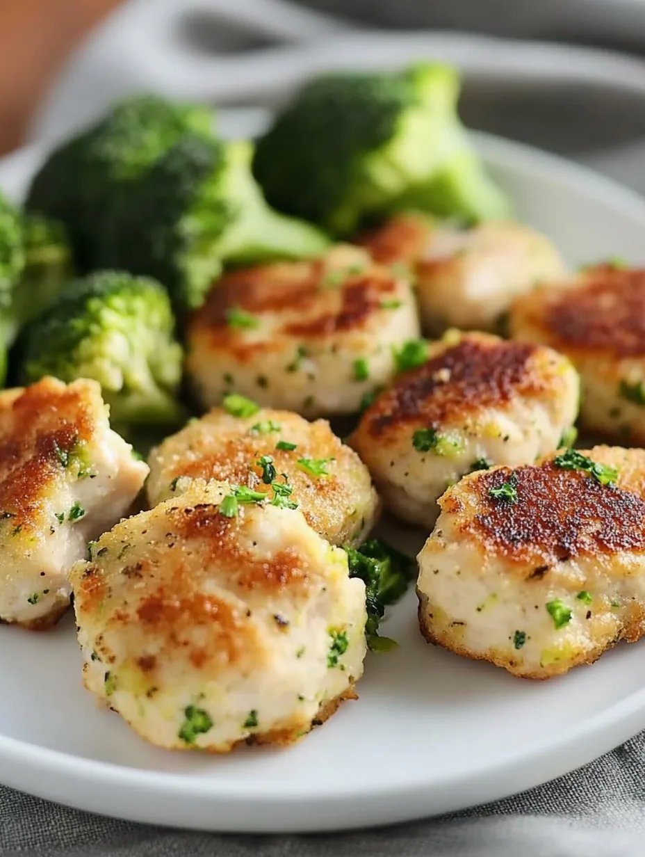 Nutritious Chicken and Broccoli Nuggets for Baby