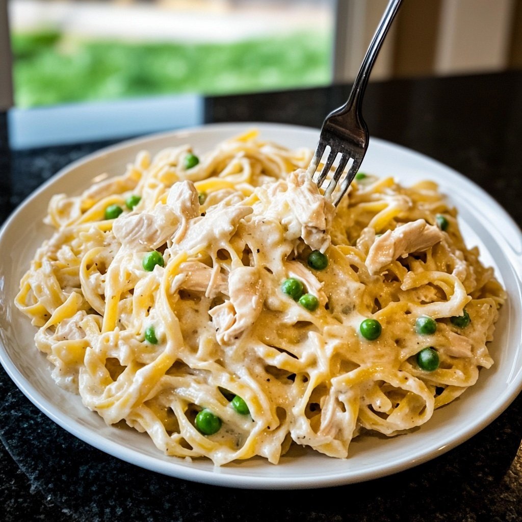 Creamy Chicken Pot Pie Pasta