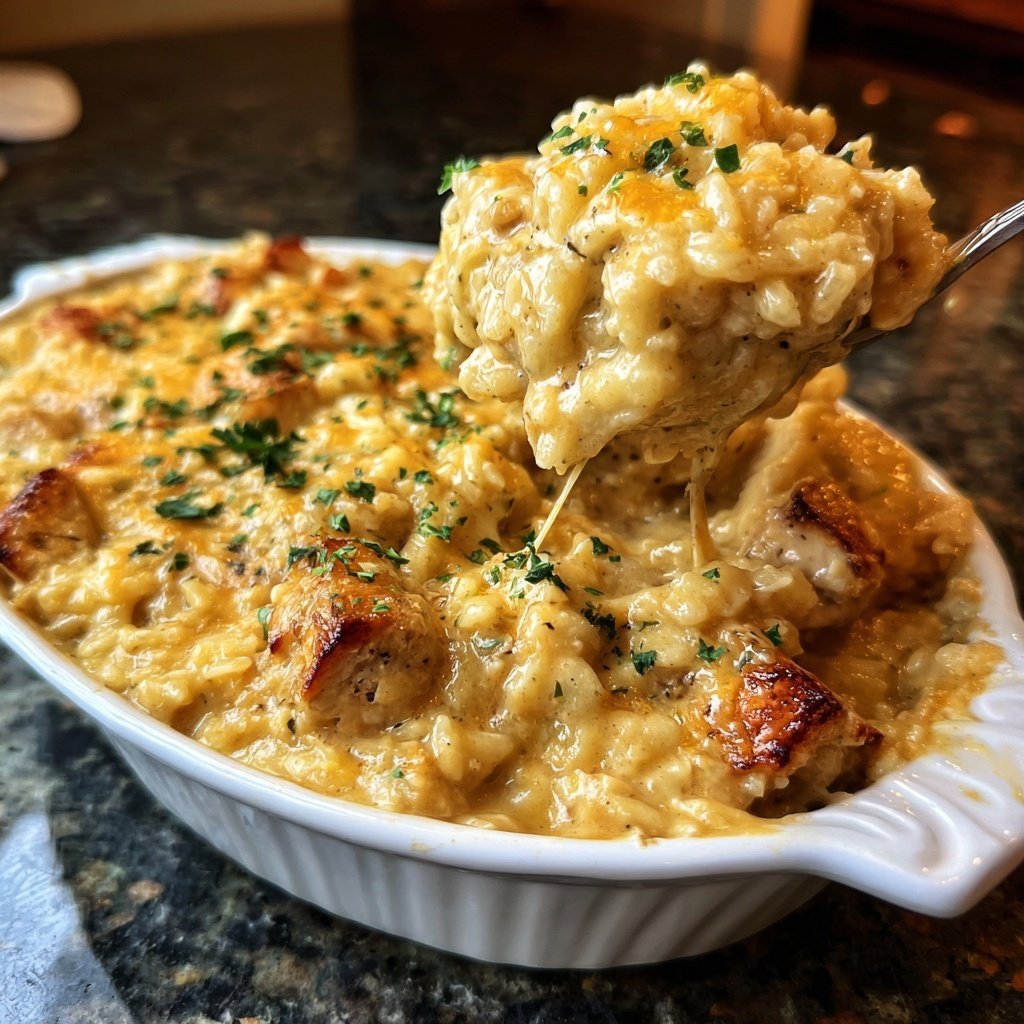 Creamy Chicken And Rice Casserole