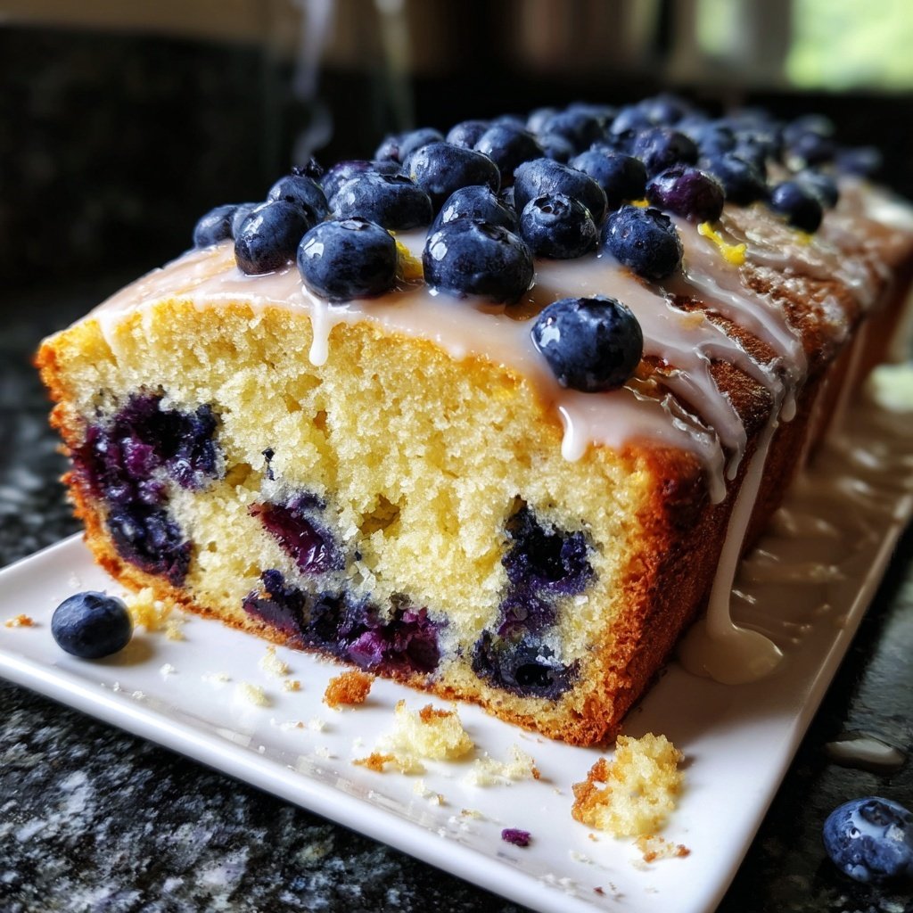 Baking & Desserts Lemon Blueberry Loaf Cake
