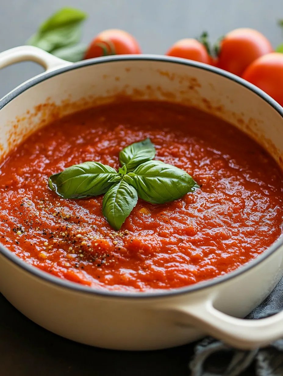 Authentic Marinara Sauce with Fresh Ingredients