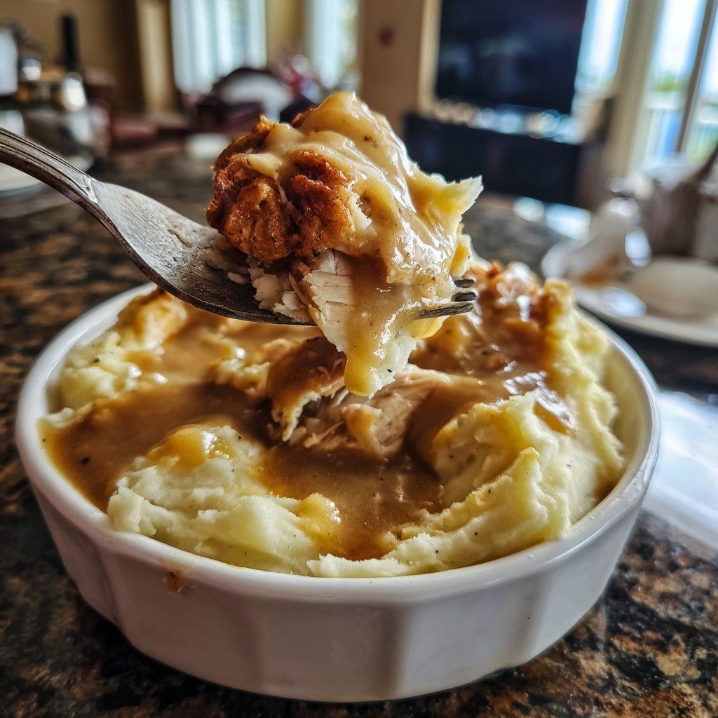 Comfort Food Creamy Chicken and Mashed Potatoes
