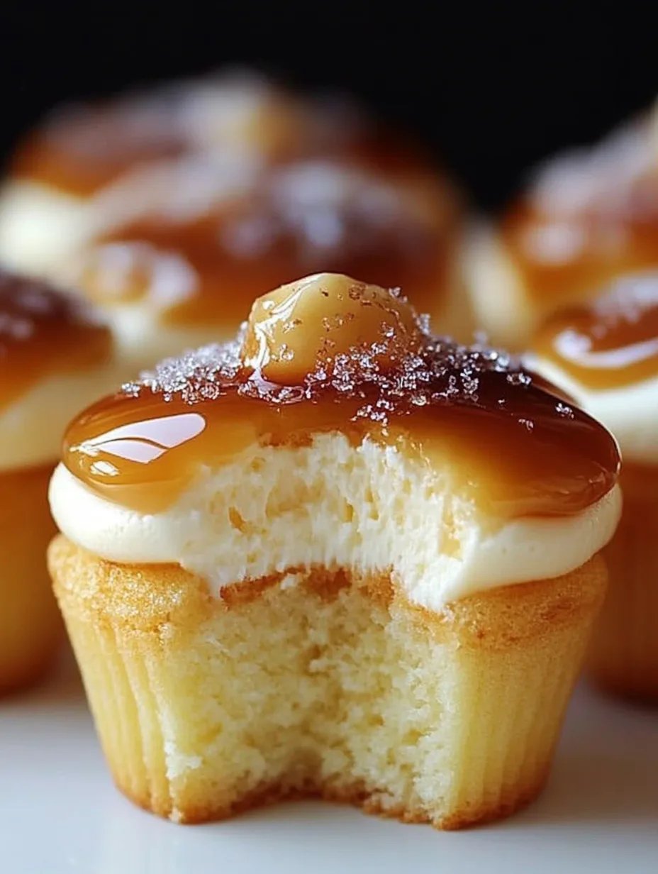 Delicious Vanilla Bean Crème Brûlée Cheesecake Cupcakes